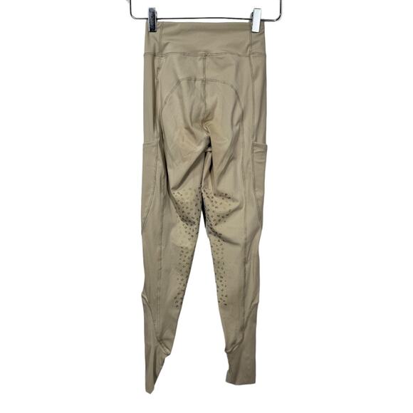 Pomme Equestrian Millie Cobblestone Bling Riding Leggings XS Knee Grip Pockets - Picture 5 of 11